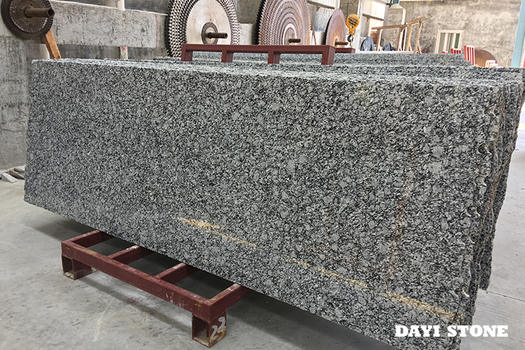 Half Slabs Wave White Granite G423 Top polished edges natural 240up x 70up